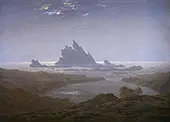 Rocky Reef on Seashore c1925 By Caspar David Friedrich