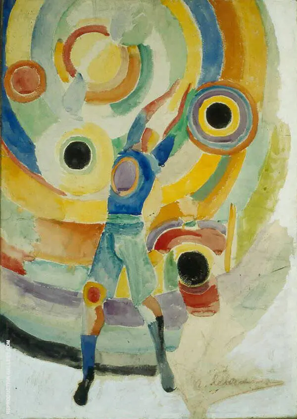 Football 1918 By Robert Delaunay