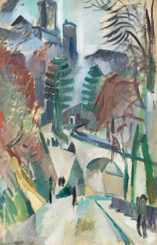 Laon Landscape By Robert Delaunay