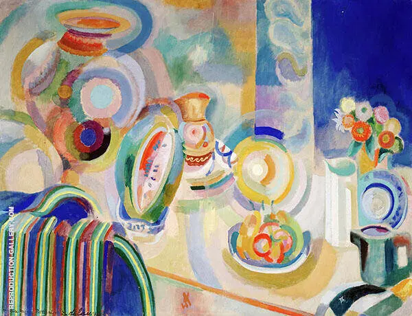 Portuguese Still Life 1916 By Robert Delaunay