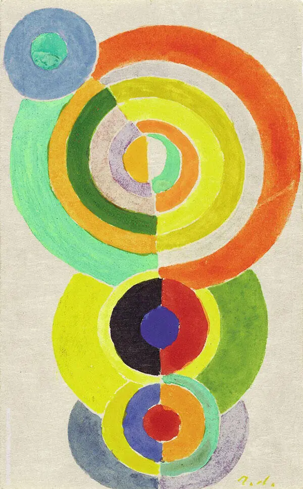 Rhythm 1934 I By Robert Delaunay