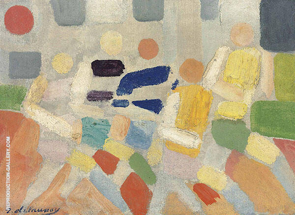 The Runners by Robert Delaunay | Oil Painting Reproduction