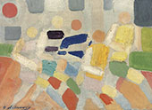 The Runners By Robert Delaunay