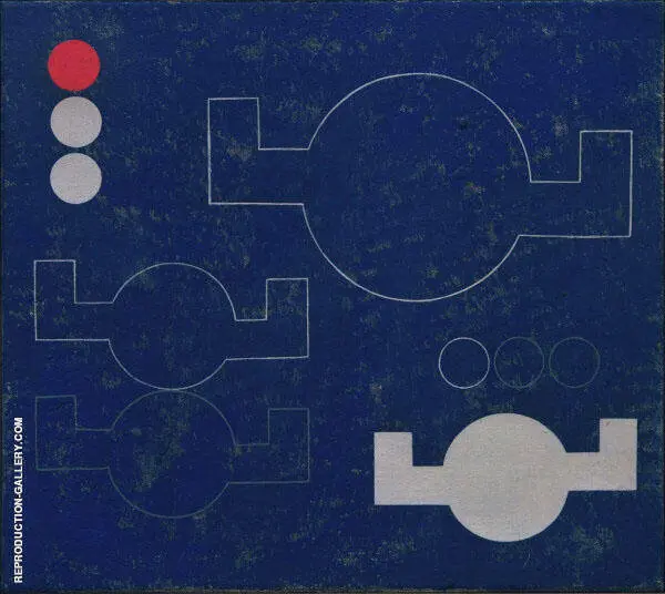 Composition with Circles By Sophie Taeuber Arp