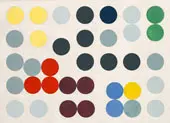 Composition with Circles 1934 By Sophie Taeuber Arp