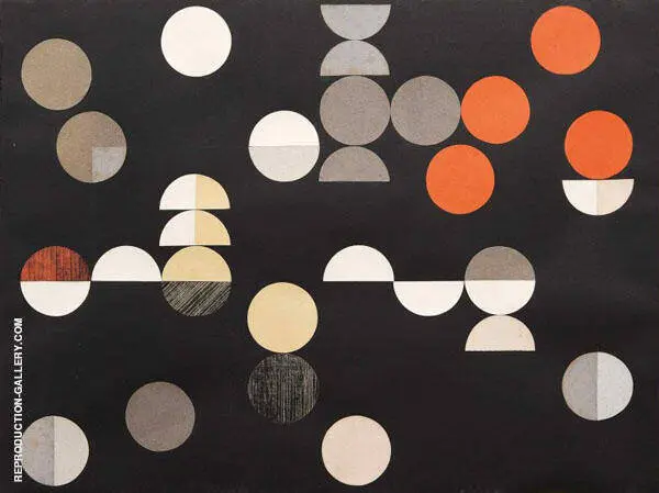 Composition with Circles and Semi Circles 1938 By Sophie Taeuber Arp