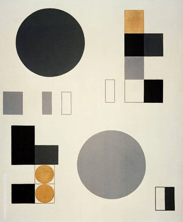 Composition with Rectangles By Sophie Taeuber Arp