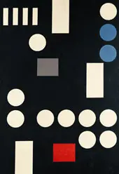 Composition with Rectangles and Circles By Sophie Taeuber Arp