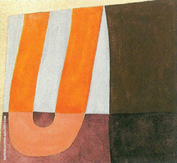 Composition with U Form 1918 By Sophie Taeuber Arp