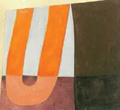 Composition with U Form 1918 By Sophie Taeuber Arp