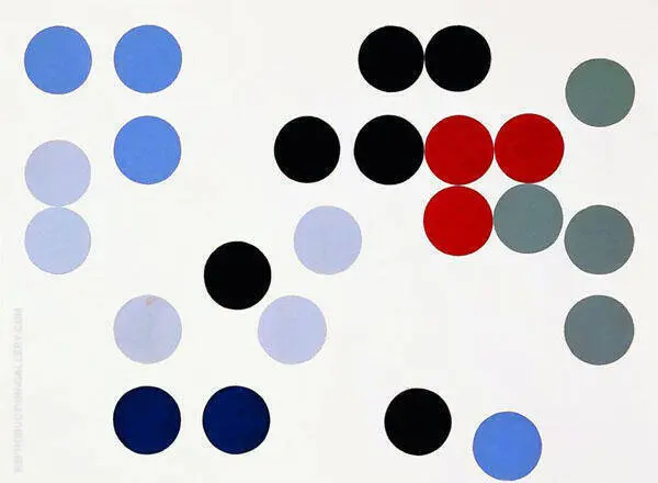 Dynamic Circles 1934 By Sophie Taeuber Arp