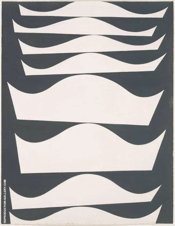 Echelonnement Desaxe 1934 By Sophie Taeuber Arp