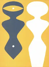 Positive and Negative Figures By Sophie Taeuber Arp