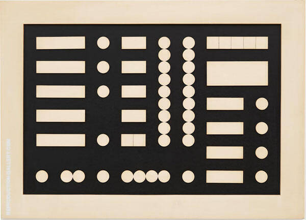 Schematic Composition by Sophie Taeuber-Arp | Oil Painting Reproduction