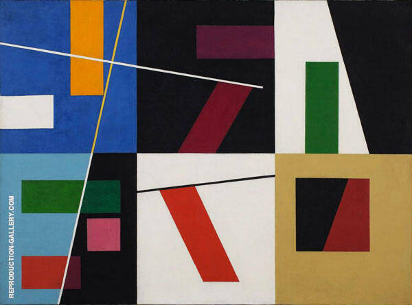 Six Spaces Distinct by Sophie Taeuber Arp | Oil Painting Reproduction