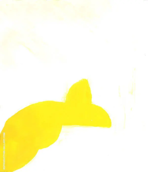 Yellow Form By Sophie Taeuber Arp