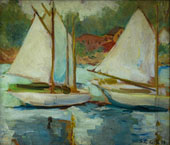 Boats Scene By Selden Connor Gile