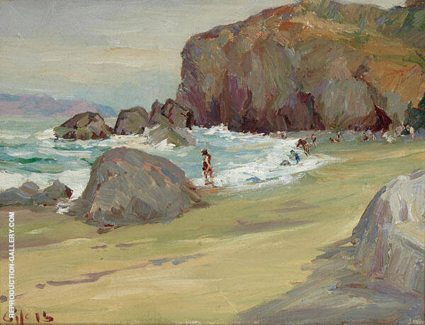 China Beach by Selden Connor Gile | Oil Painting Reproduction