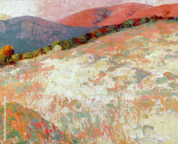 Hay Field Sunset 1928 By Selden Connor Gile