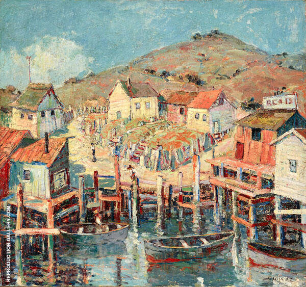 Quiet Cove by Selden Connor Gile | Oil Painting Reproduction