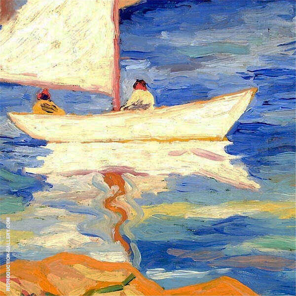 Sailboatd 1928 by Selden Connor Gile | Oil Painting Reproduction