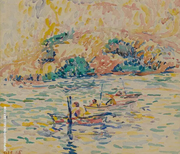 Three Fishing Boats 1925 By Selden Connor Gile