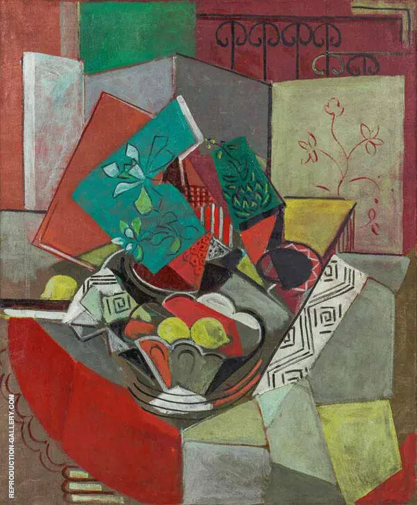 Brigitte in a Red Dress 2 By Oskar Moll