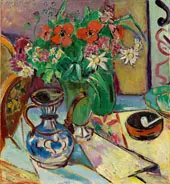 Glass Vase with Jug and Bowl 1918 By Oskar Moll