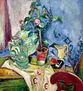 Still Life with Camelia By Oskar Moll