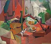 Still Life with Orange By Oskar Moll