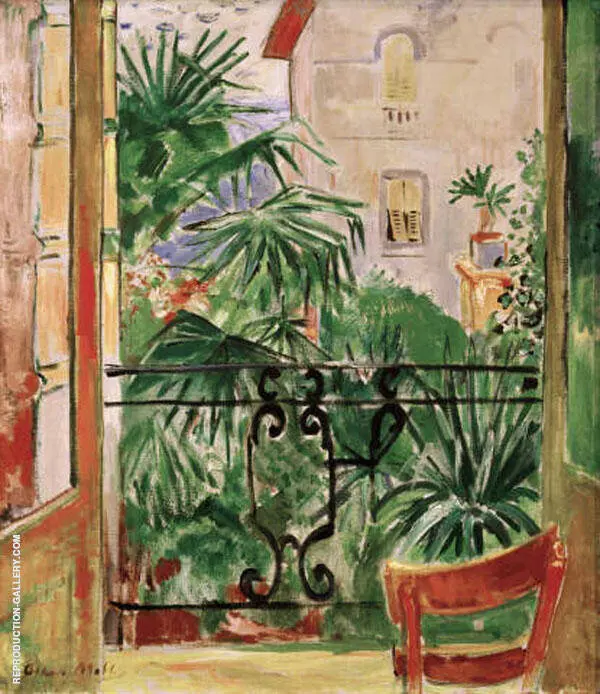 View from The Balcony By Oskar Moll