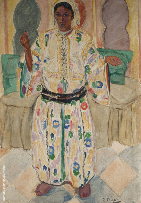 Moorish Woman by Francisco Iturino | Oil Painting Reproduction