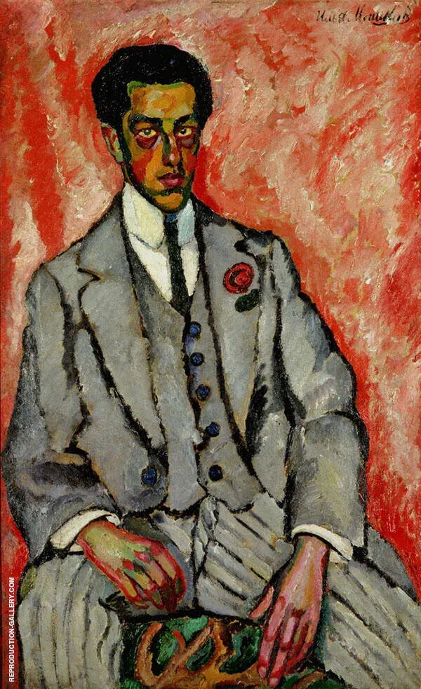 Portrait of an Unknown Man By Ilya Mashkov