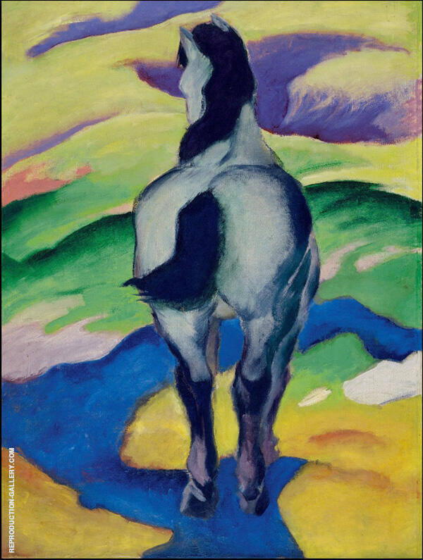Blue Horse II by Franz Marc | Oil Painting Reproduction