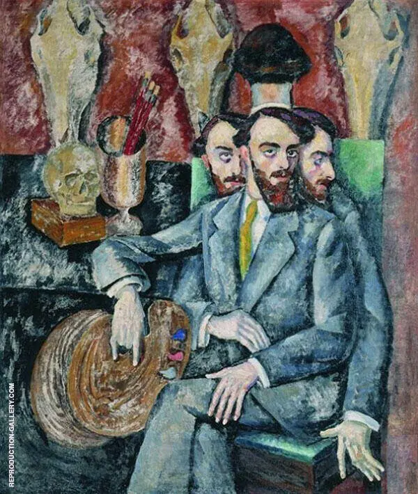 Portrait of The Artist AI Milman By Ilya Mashkov