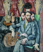 Portrait of The Artist AI Milman By Ilya Mashkov