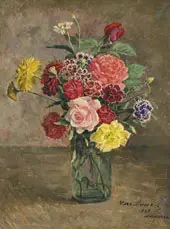 Roses and Carnations By Ilya Mashkov