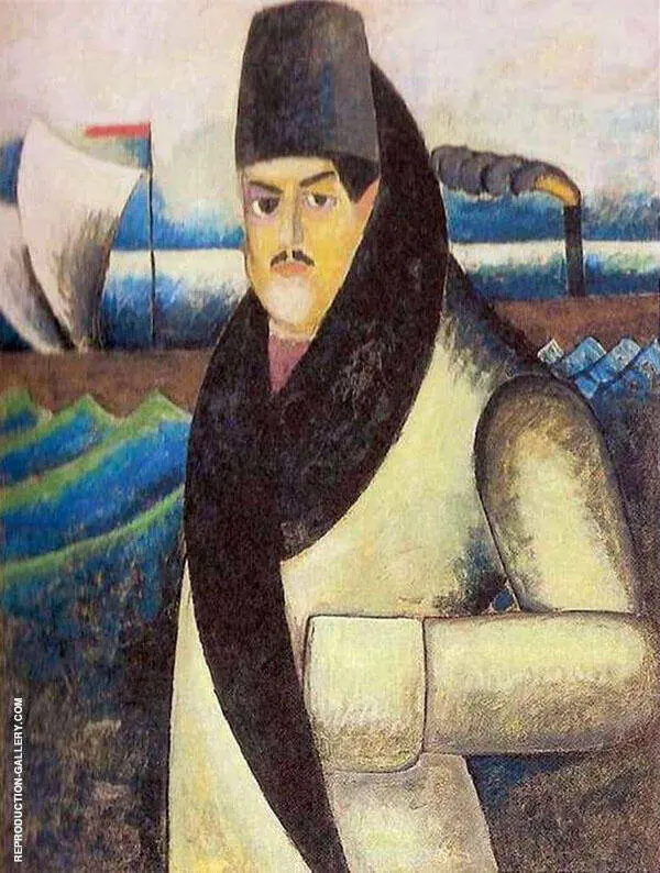 Self Portrait 1911 By Ilya Mashkov