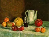 Still Life with The Broken Pomegranate By Ilya Mashkov