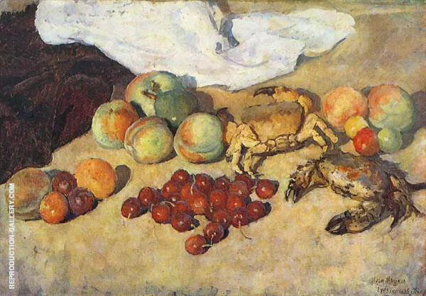 Still Life with Сrabs By Ilya Mashkov