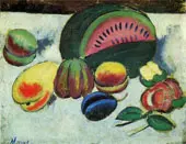 Still Life with Fruit By Ilya Mashkov