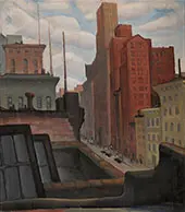 Market Street Rooftops By Rinaldo Cuneo