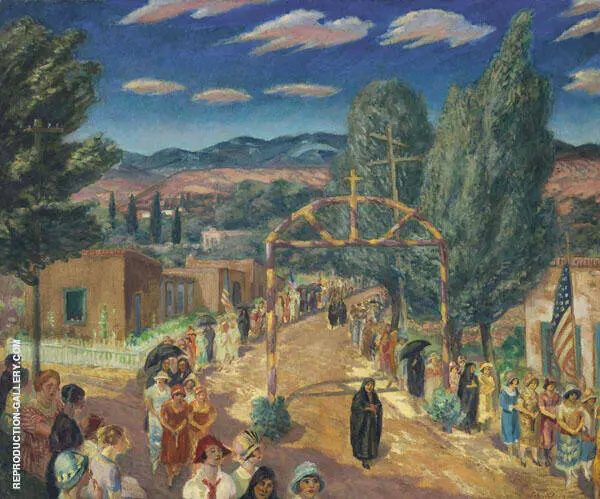 Christi Procession By John Sloan
