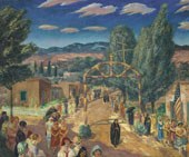 Christi Procession By John Sloan