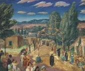 Christi Procession By John Sloan