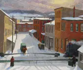 Drifting Snow By John Sloan