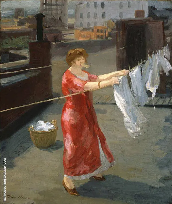 From The Rooftops 2 By John Sloan