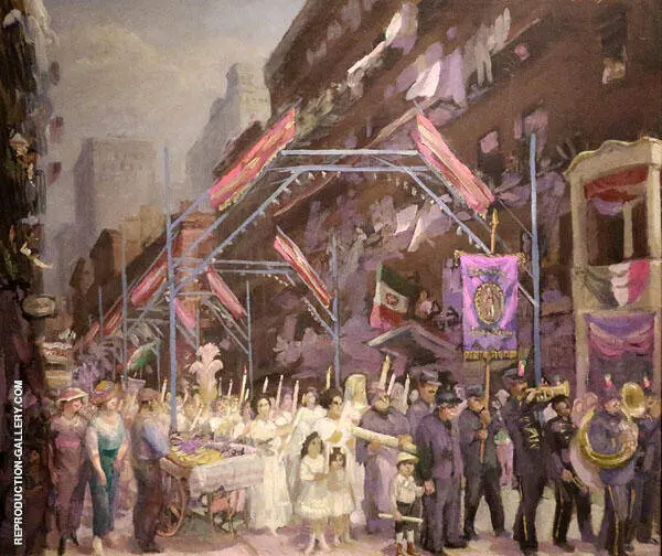 Italian Procession By John Sloan
