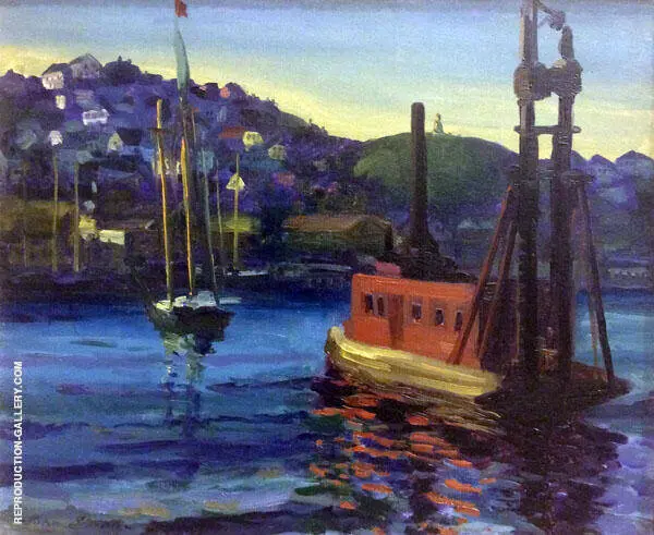 Pile Driver By John Sloan