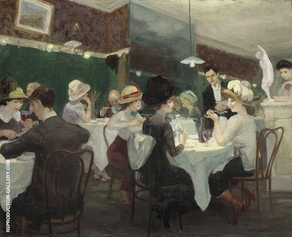 Renganeschi's Saturday Night 1921 By John Sloan